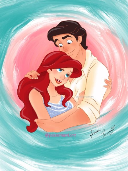 Русалочка ариэль и принц эрик