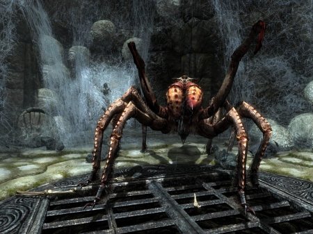 Скайрим пауки