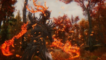 Скайрим огненный атронах