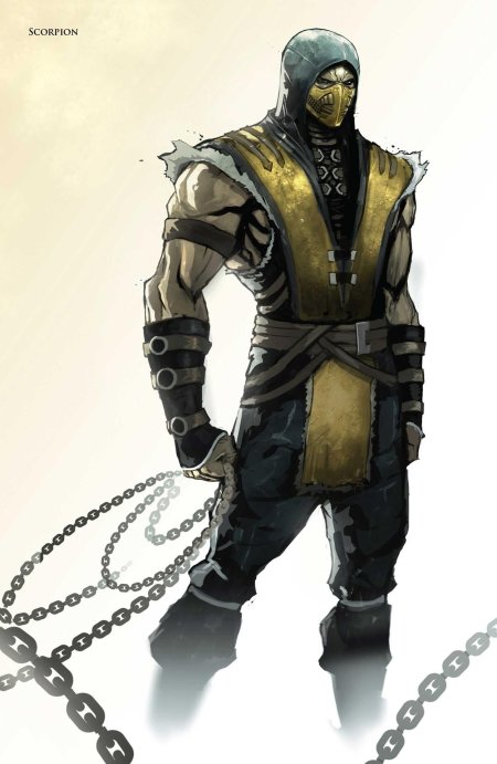 Скорпион мортал комбат в полный рост