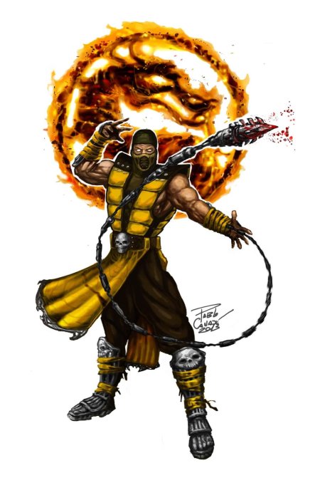Скорпион из mortal kombat