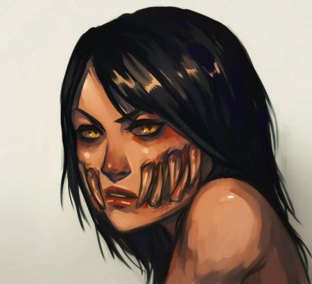 Милина мортал комбат без маски