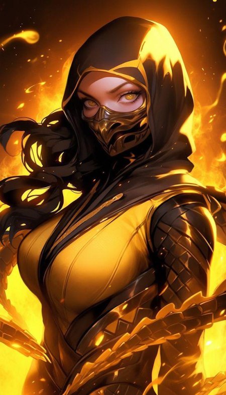 Скорпион из mortal kombat