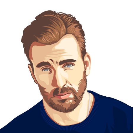 Крис эванс рисунок