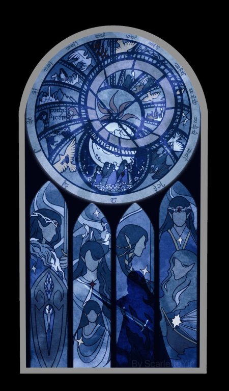 Витраж сильмариллион гондолин