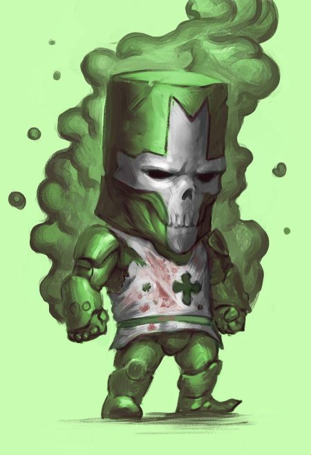Castle crashers зелёный рыцарь