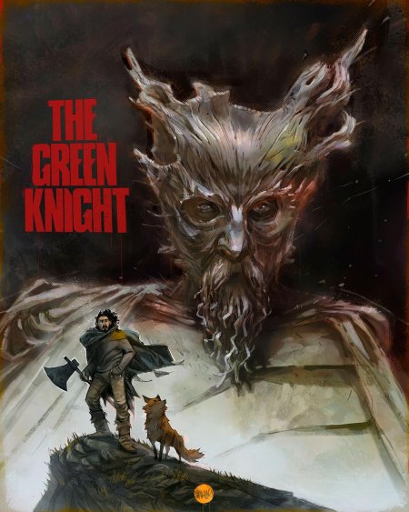 Легенда о зелёном рыцаре постер