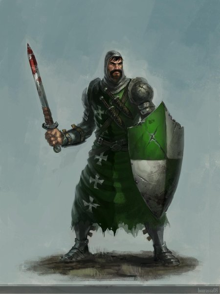 Рыцарь в зеленых доспехах