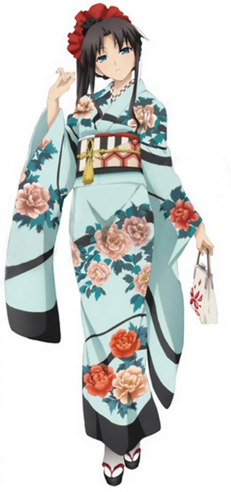 Юката кимоно в аниме