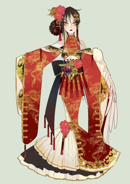 Аниме кимоно