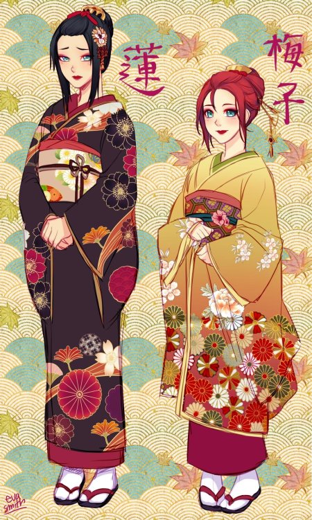 Японские кимоно