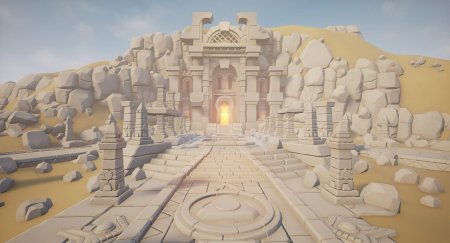 Пустынный храм арт