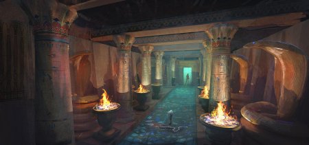 Дворец фараона египта арт