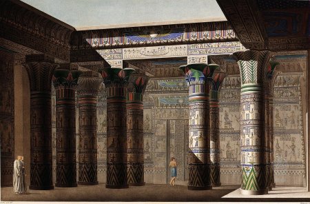 Перистильный двор египет