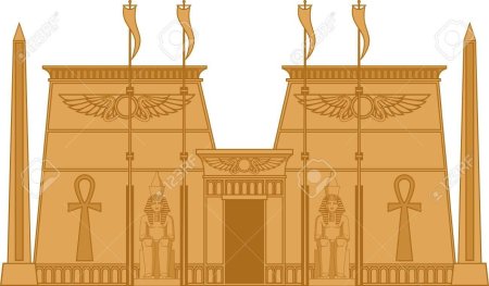 Египетский храм древний египет