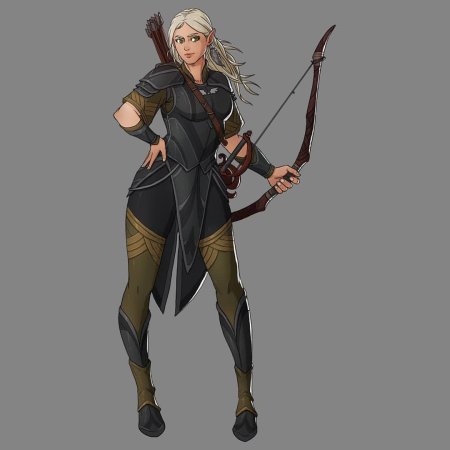 Эльфийка днд