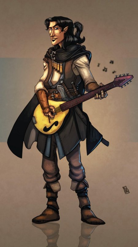 Полуэльф бард