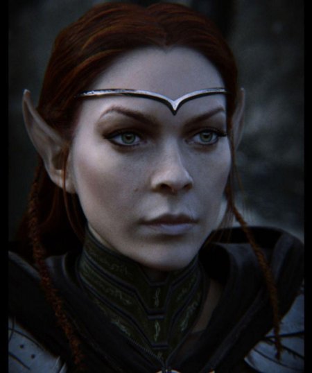 Эльфийка из the elder scrolls
