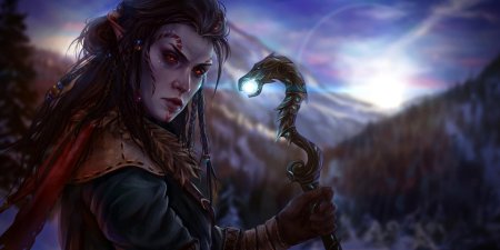 The elder scrolls данмеры девушки