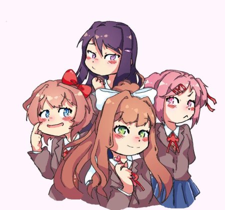 Юри нацуки и моника