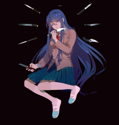 Yuri doki doki knife