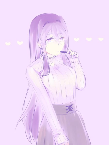 Doki literature club yuri