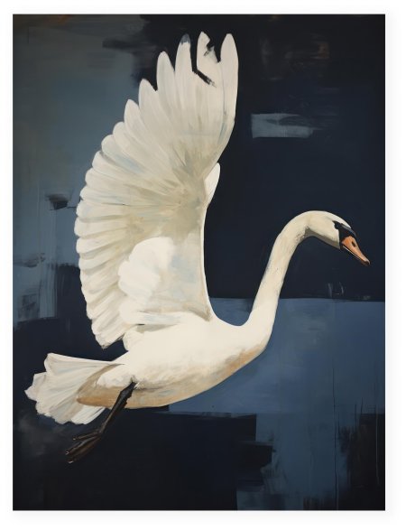 Птица лебедь