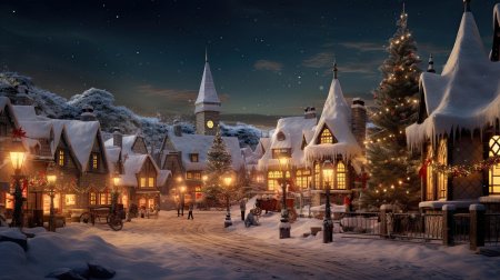 Новогодние города