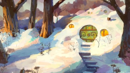 Зимний пейзаж арты