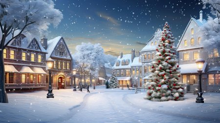 Сказочный зимний город