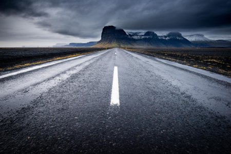 Исландия дорога