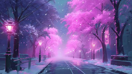 Аниме фон пейзаж