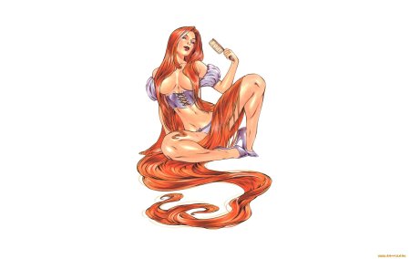 Голые рисованные девушки