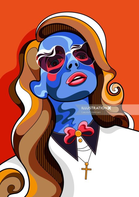 Портрет в стиле поп арт