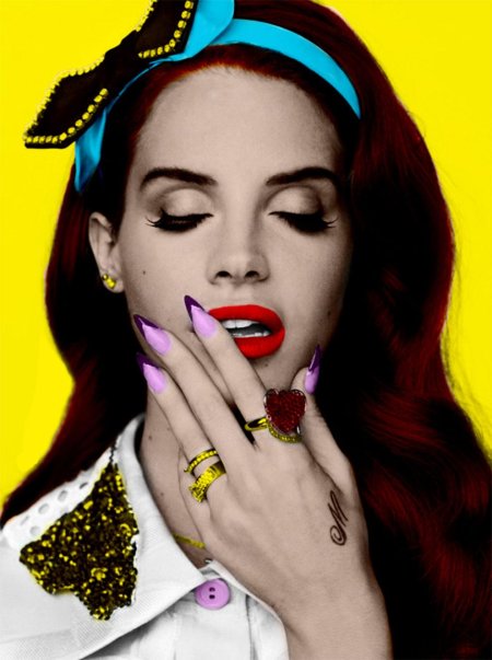 Лана дель рей ногти