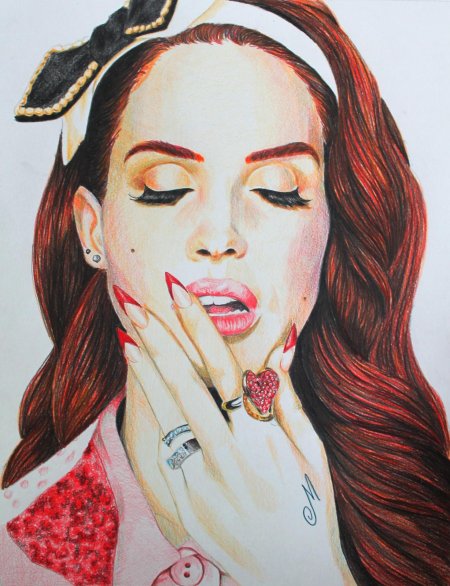 Лана дель рей поп арт