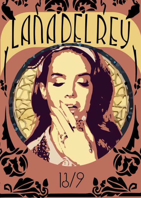Постер лана дель рей