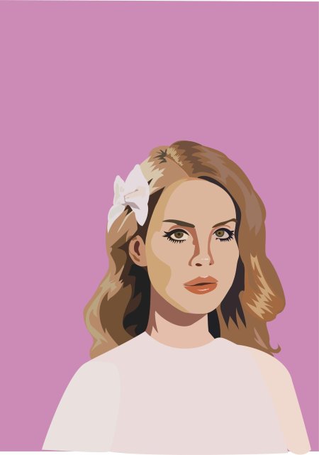 Картина по номерам лана дель рей