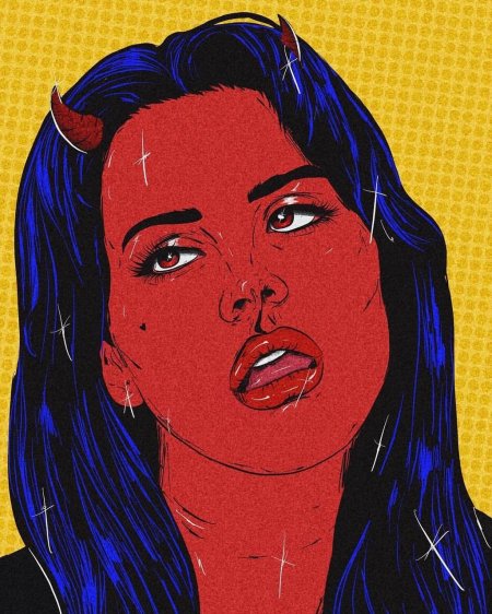 Поп арт девушки