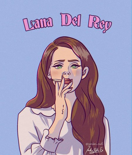 Стикеры лана дель рей