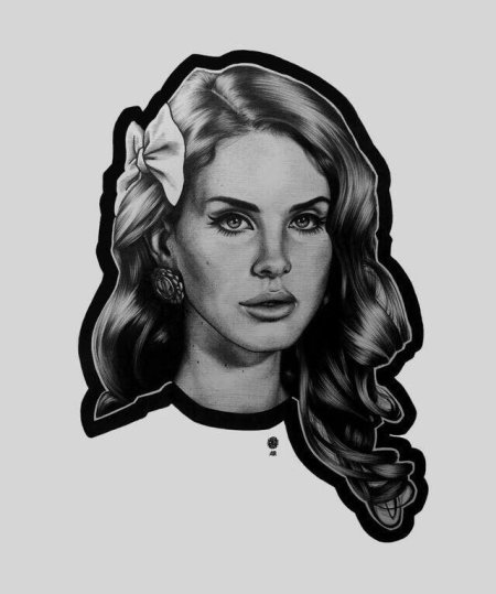 Наклейки лана дель рей