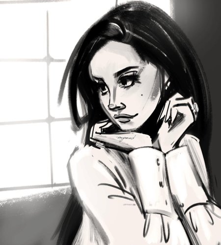 Девушка рисунки