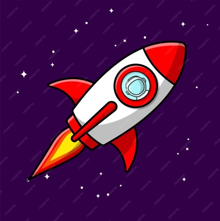 Ракета летит в космос