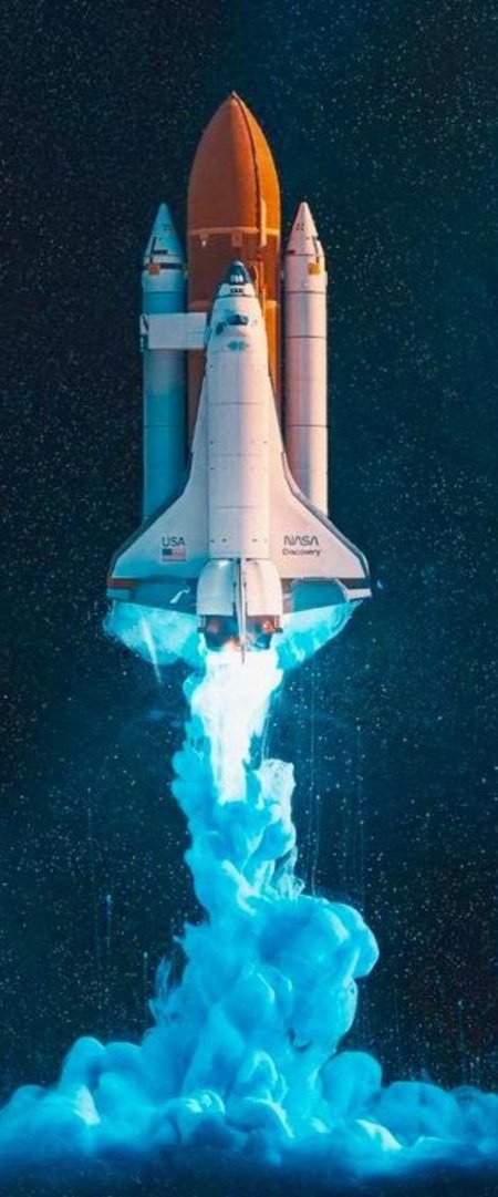 Взлёт ракеты в космос