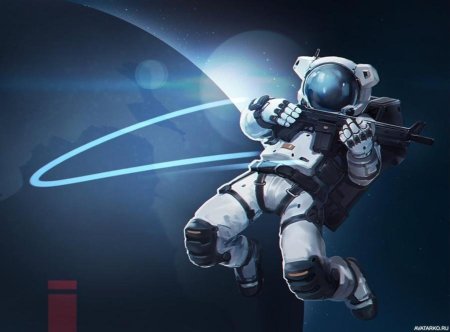 Космонавт в скафандре