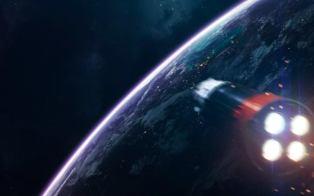 Космические корабли в космосе