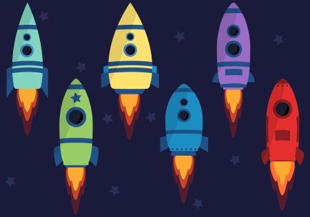 Стилизованная ракета