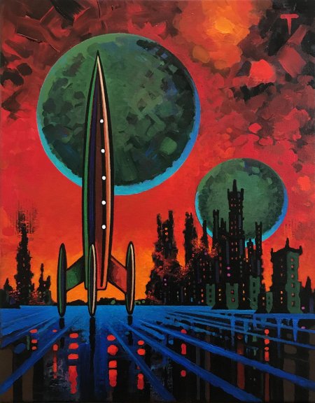 Картина ракеты