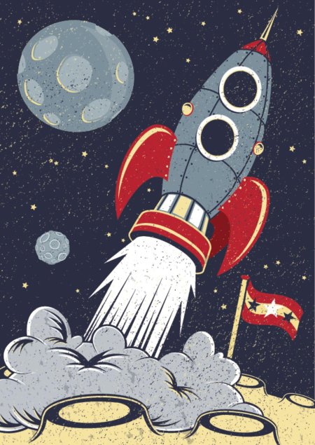 Запуск ракета в космос