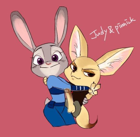 Лис и зайка из зверополиса